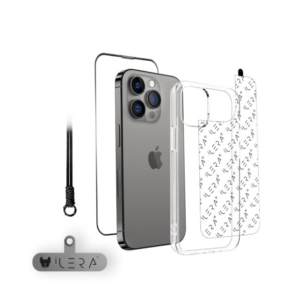 Фото - Чехол для смартфона ILera Go Ice Case with Hand stripe /чехол,стекло,ремень/ iPhone 14 Pro (iLGoHnd14Pr)