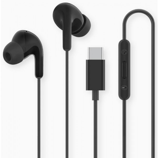 Фото - Уцінка - Навушники вкладиші дротові Xiaomi Type-C Earphones (BHR8930GL) Black
