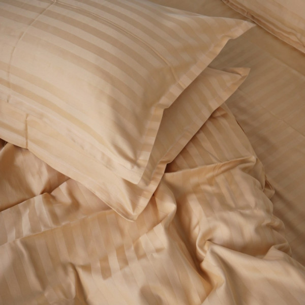 Фото - Комплект постільної білизни дитячий MirSon Сатин-страйп Carmela 110х140 см (2200000242730)