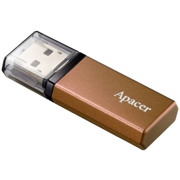 Фото - Флеш USB Apacer AH25C 128GB Bronze Brown USB 3.2 (AP128GAH25CJ-1)