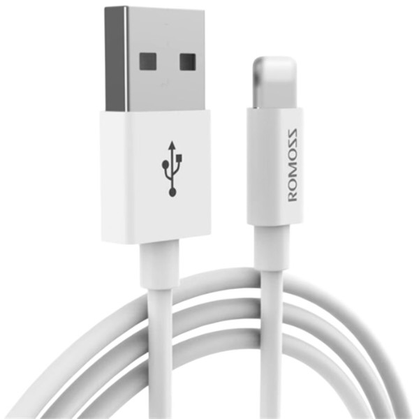Фото - Кабель Romoss CB12 USB-Lightning 5V2.4A 1m White (CB12-101-04H)