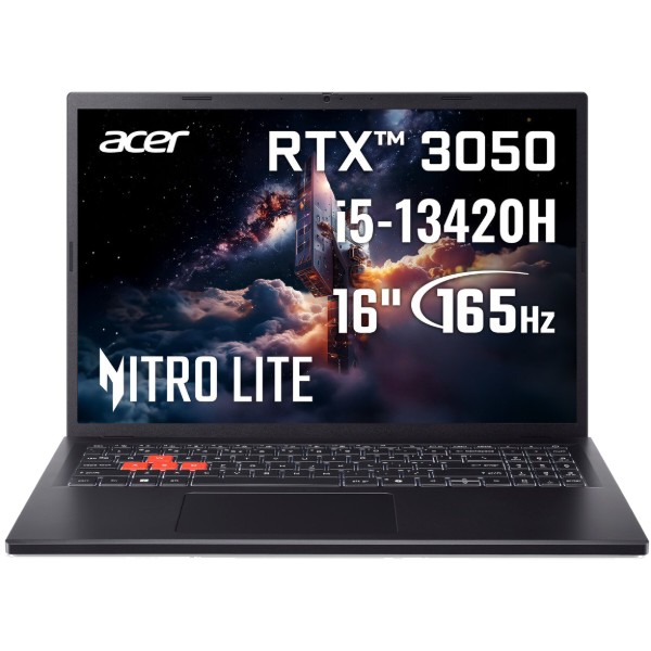 Ноутбук ігровий Acer Nitro Lite NL16-71G-53Z2 (NH.DAAEU.002) Shale