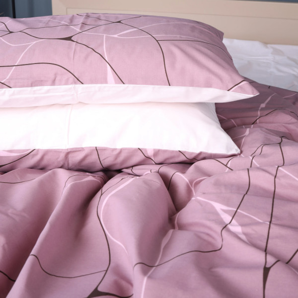Фото - Наволочка MirSon 70х70 см 17-0810 Accents pink Бязь (2200011493848)