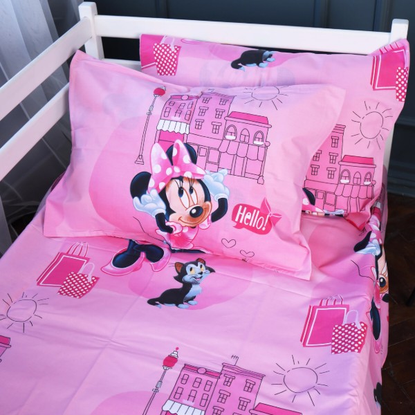 Фото - Наволочка MirSon 17-0703 Hello Minnie Ranforce Elite Розовая 50х70 см (2200010500202)