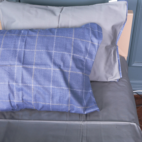 Фото - Наволочка MirSon 22-1434 Graphite Check 50х70 (2200011248530) Фото - Наволочка MirSon 22-1434 Graphite Check 50х70 (2200011248530)