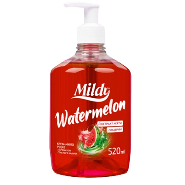 Фото - Жидкое мыло для рук Mildy Watermelon 520 мл (4820255112640)
