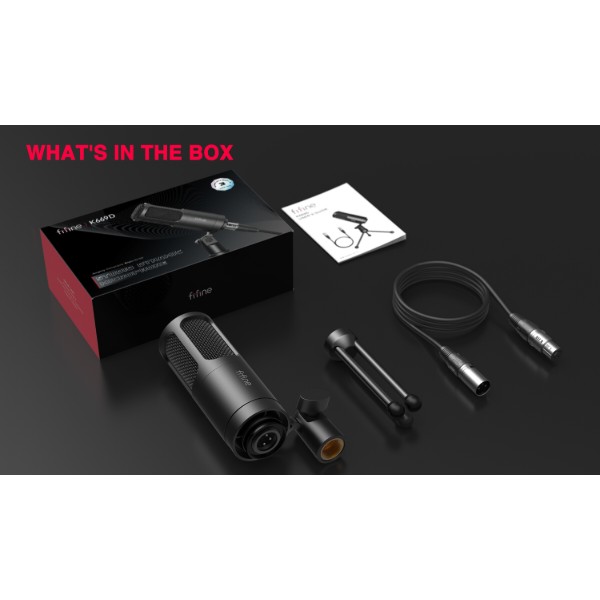 Фото - Микрофон для компьютера проводной Fifine K669D XLR