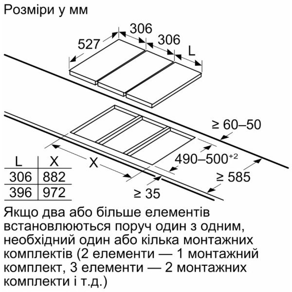 Фото - Варочная панель Domino Bosch PIB 375FB1E