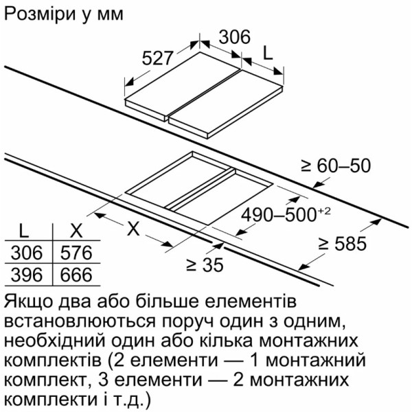 Фото - Варочная панель Domino Bosch PIB 375FB1E