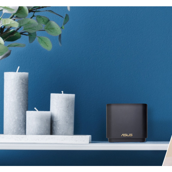 Фото - MESH система WiFi6 Asus ZenWiFi XD4 Plus Black (3-Pack)