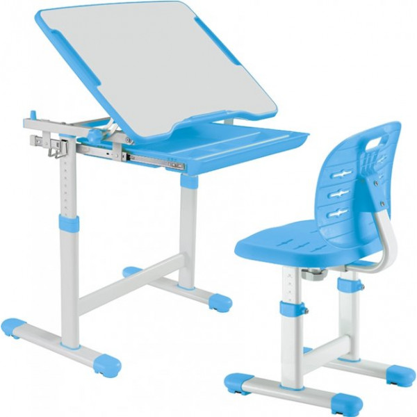 Фото - Комплект меблів шкільний 3 елементи FunDesk Piccolino III Blue
