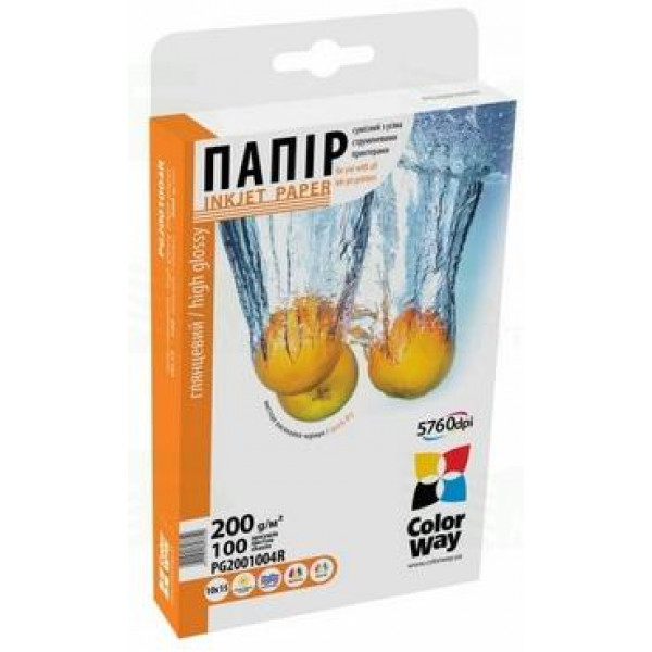 Фото - Фотопапір А4 Colorway A4 PG 200г/м-100л глянцевая
