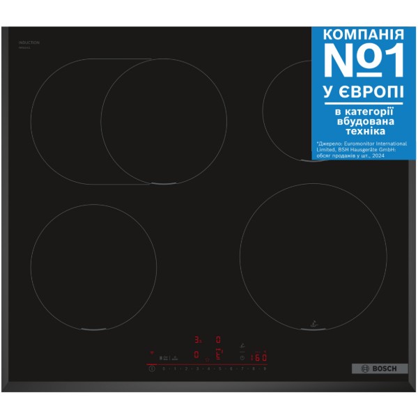 Фото - Варочная панель электрическая Bosch PIF651HC1E Фото - Варочная панель электрическая Bosch PIF651HC1E