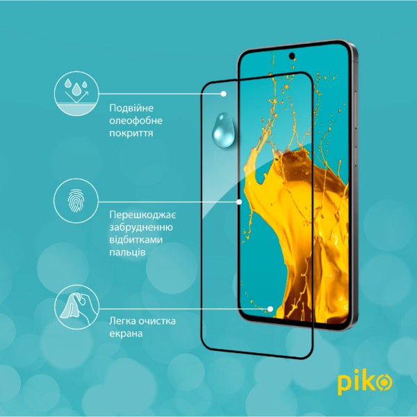 Фото - Защитное стекло для смартфона Piko Full Glue for Samsung Galaxy S24 FE Black (1283126594861)