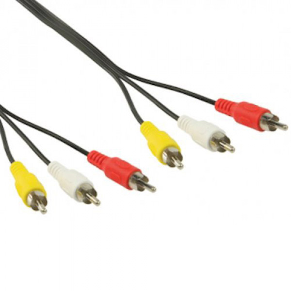 Фото - Кабель 3.5 мм - RCA Piko 3xRCA M - 3xRCA M 1.5m (1283126473951)
