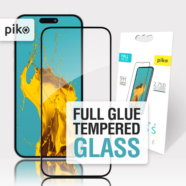 Фото - Захисне скло для смартфону Piko 9H for Apple iPhone 15 Plus Black (1283126577376)