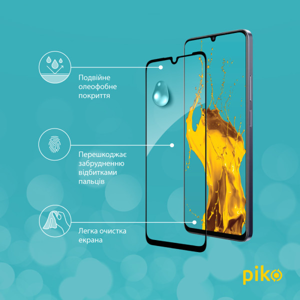 Фото - Захисне скло для смартфону Piko 9H for Realme Note 60 Black (1283126608971)