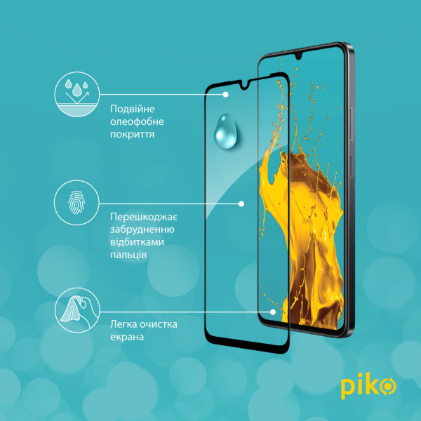 Фото - Защитное стекло для смартфона Piko 9H for Realme Note 60X Black (1283126609039)