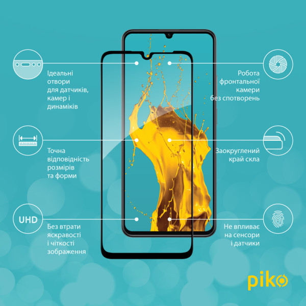 Фото - Защитное стекло для смартфона Piko 9H for Realme Note 60X Black (1283126609039)