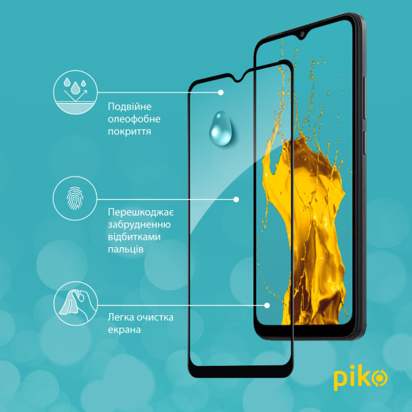 Фото - Защитное стекло для смартфона Piko 9H for Xiaomi Redmi A2+ / Redmi A2 Black (1283126564611)