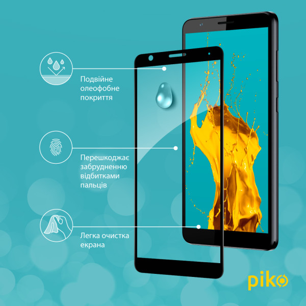 Фото - Защитное стекло для смартфона Piko 9H for ZTE Blade A31 Plus Black (1283126523120)