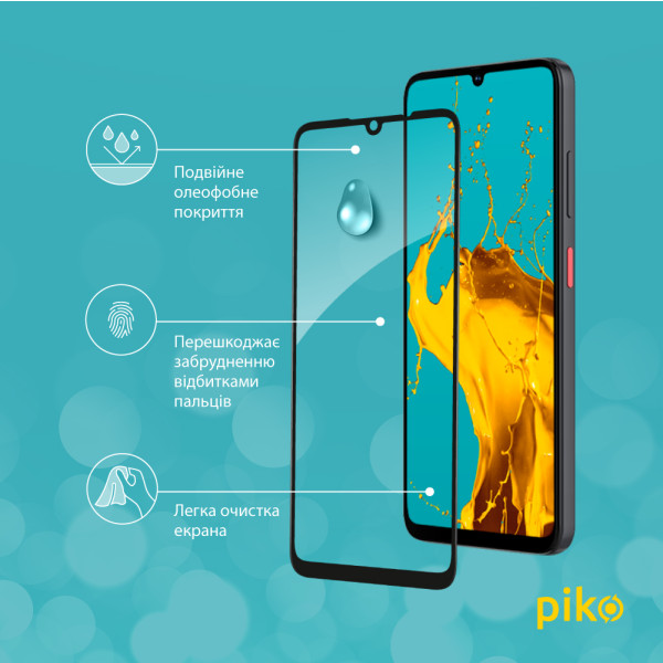 Фото - Защитное стекло для смартфона Piko 9H for ZTE Blade A55 / Blade A35 / A36 / A56 Black (1283126598630)