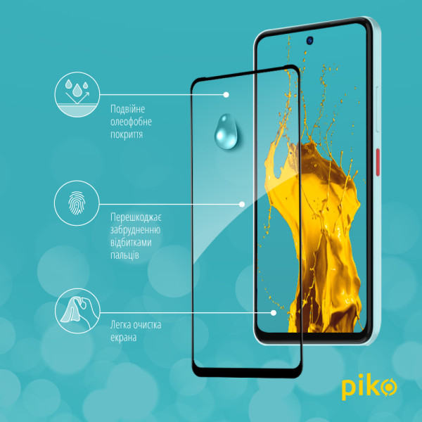 Фото - Защитное стекло для смартфона Piko 9H for ZTE Blade A75 Black (1283126620904)