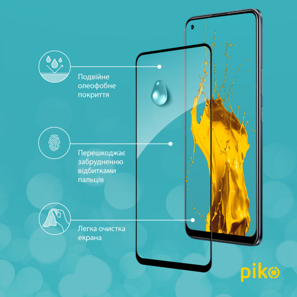 Фото - Защитное стекло для смартфона Piko Full Glue for Realme 9 Pro (1283126542640)
