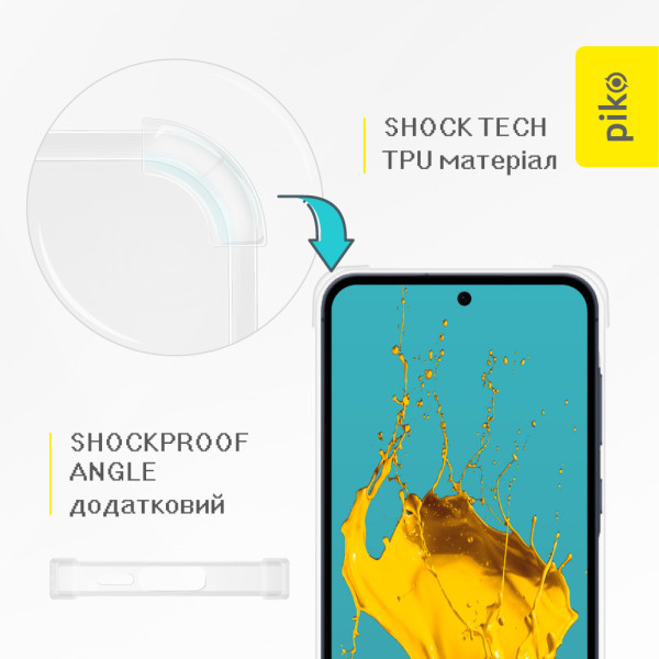 Фото - Чохол для смартфону Piko Shockproof for Samsung Galaxy A55 Light (1283126592225)