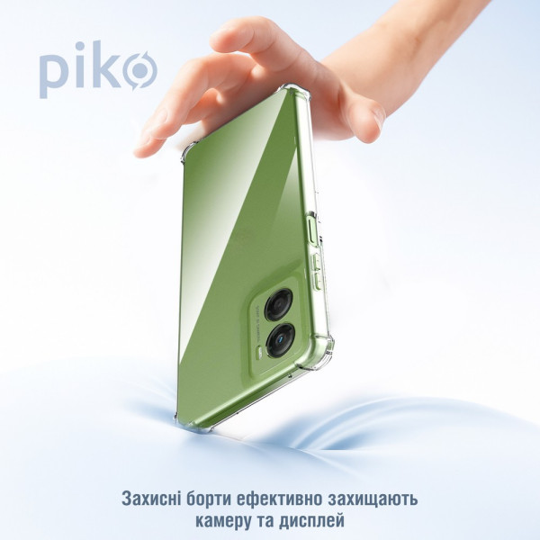 Фото - Чохол для смартфону Piko TPU Shockproof for Motorola Moto G06/G06 Power Transparent (1283126632945)