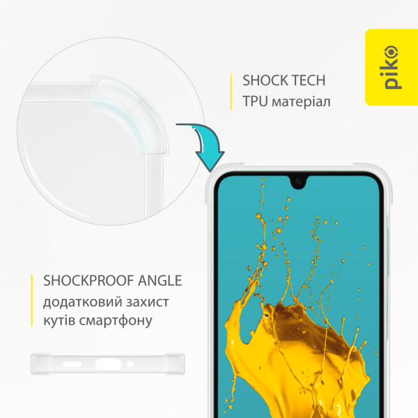 Фото - Чохол для смартфону Piko TPU Shockproof for Samsung Galaxy A16 Light (1283126610257)