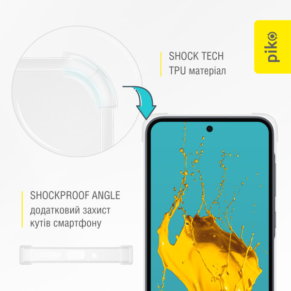 Фото - Чохол для смартфону Piko TPU Shockproof for Samsung Galaxy M35 Light (1283126610271)