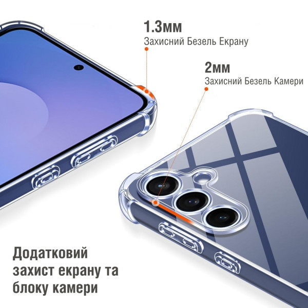 Фото - Чохол для смартфону Piko TPU Shockproof for Samsung Galaxy S25 FE Light (1283126633003)