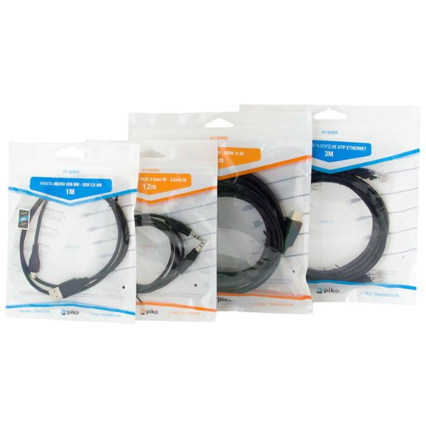 Фото - Кабель Piko USB 2.0 AM-MicroUSB BM 0.3m Black (1283126474071)