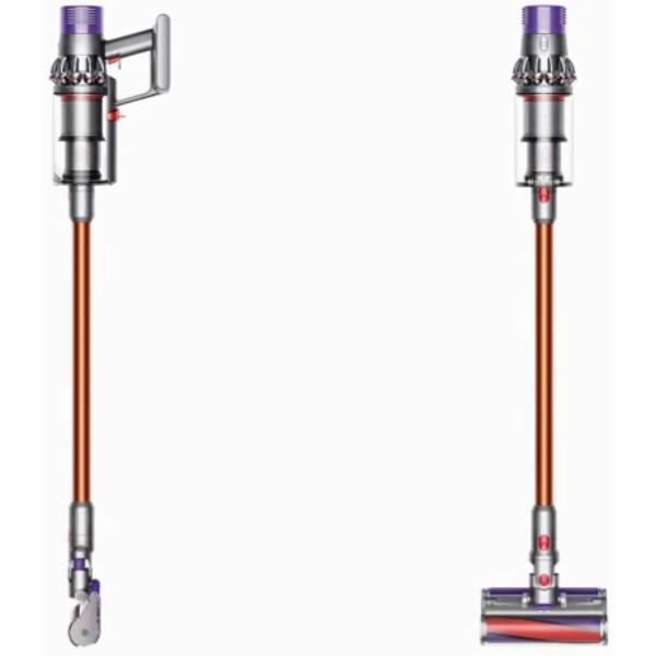 Фото - Пилосос ручний для дому Dyson SV58-A V10 Fluffy Никель/Металл/Медь (494869-01)