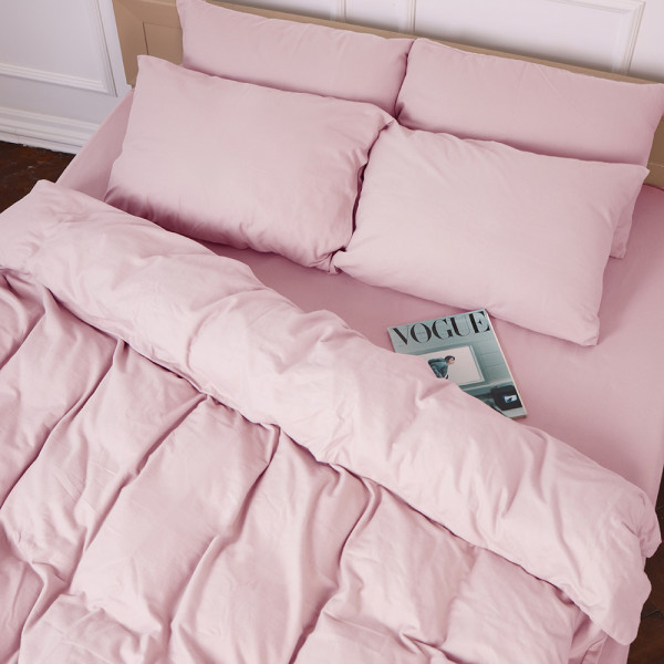 Фото - Комплект постільної білизни MirSon 008 Pink 2x143x210 см (2200009651182)