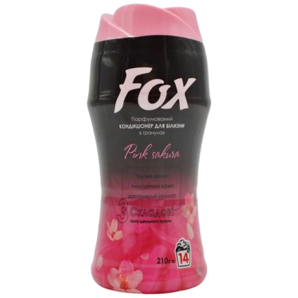 Фото - Ополіскувач для білизни Fox в гранулах парфумований Pink Sakura 210 г (4440000538923)