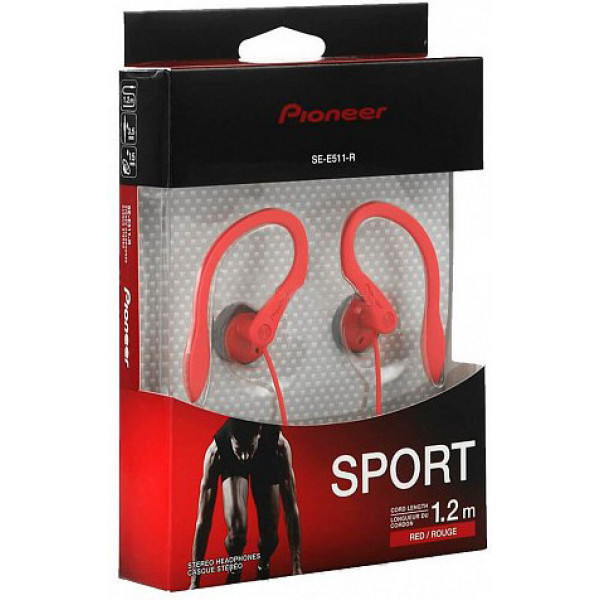 Фото - Навушники вкладиші Pioneer SE-E511-R Sport Red