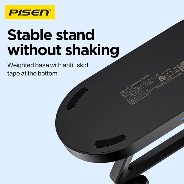Фото - Беспроводное зарядное устройство Pisen 3-in-1 Wireless Charging Stand Black (TP-C24)