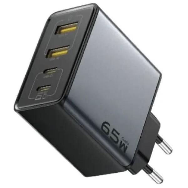 Фото - Сетевое зарядное устройство Pisen BOLT Utility 65W 4-Port GaN Fast Charger (EU) (TP-C66)