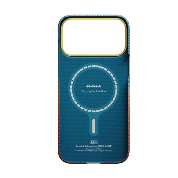 Фото - Чохол для смартфону Pitaka Edge Ultra-Slim Case California Dream-01 for iPhone 17 Pro (SCD1701P)