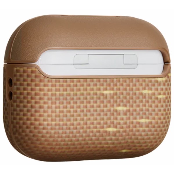 Фото - Чохол для навушників Pitaka Aramid Fiber Magnetic Case Golden Glint for Airpods Pro 3rd Gen (APM2504)