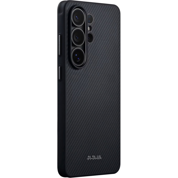 Фото - Чохол для смартфону Pitaka Cairn ProGuard Classic Twill 600D Black/Grey for Samsung Galaxy S26 Ultra (PBS2601U)