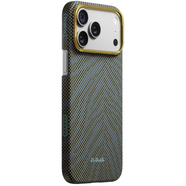 Фото - Чехол для смартфона Pitaka Edge Ultra-Slim Case Breath of Veins Dive Green for iPhone 17 Pro Max (BV1703PM)