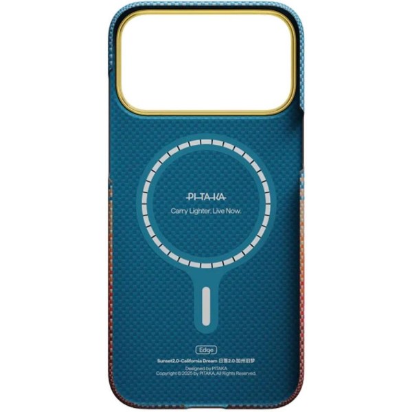 Фото - Чохол для смартфону Pitaka Edge Ultra-Slim Case California Dream-02 for iPhone 17 Pro Max (SCD1702PM)