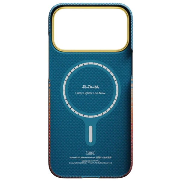 Фото - Чохол для смартфону Pitaka Edge Ultra-Slim Case California Dream-04 for iPhone 17 Pro Max (SCD1704PM)
