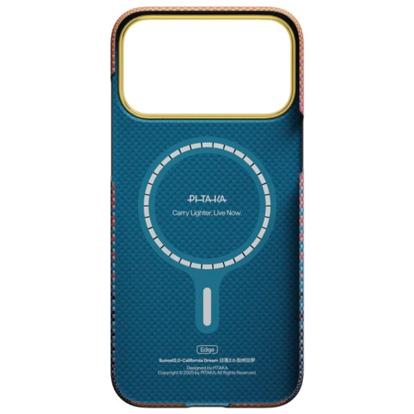 Фото - Чохол для смартфону Pitaka Edge Ultra-Slim Case California Dream-05 for iPhone 17 Pro Max (SCD1705PM)