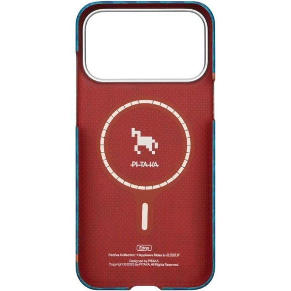 Фото - Чехол для смартфона Pitaka Edge Ultra-Slim Case Happiness Rides Indigo for iPhone 17 Pro Max (HR1702PM)