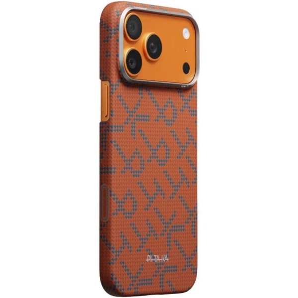 Фото - Чехол для смартфона Pitaka Edge Ultra-Slim Case Monogram Blue/Orange for iPhone 17 Pro (KI1703PTK)