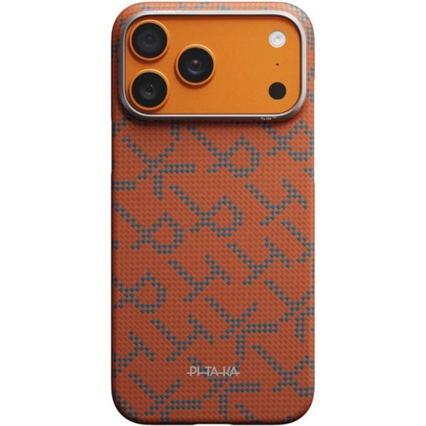 Фото - Чехол для смартфона Pitaka Edge Ultra-Slim Case Monogram Blue/Orange for iPhone 17 Pro Max (KI1703PTKP)